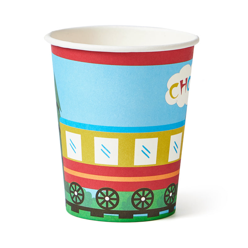 Train Party Cups (8 Pieces)