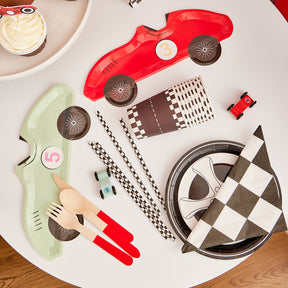 Race Car Party Tableware Set (8-Serve)