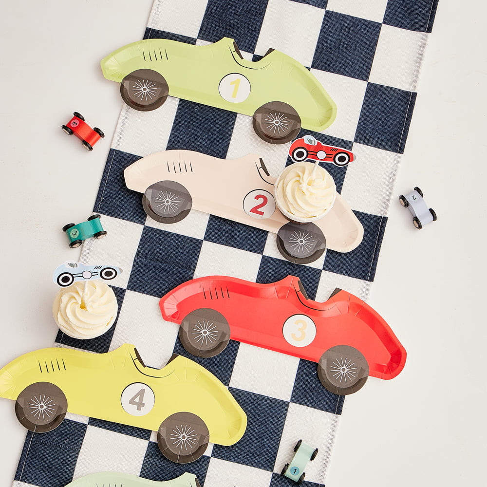 Race Car Party Tableware Set (8-Serve)