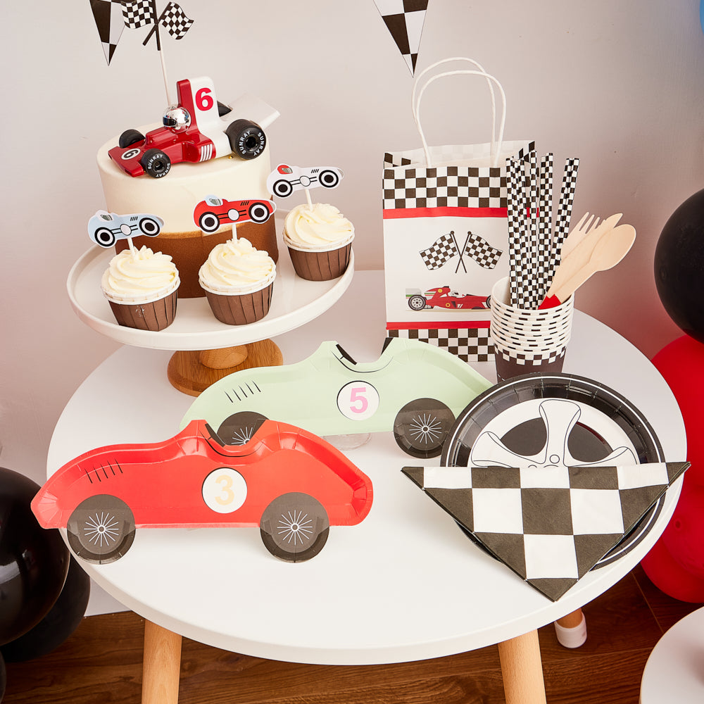 Race Car Party Tableware Set (8-Serve)