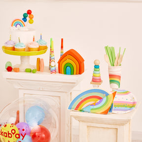 Rainbow Party Tableware Set (8-Serve)