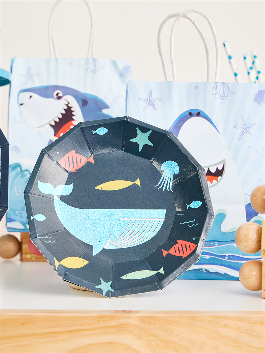 Shark Party Tableware Set (8-Serve)